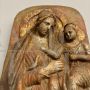 Antique plaque with Virgin and Child in terracotta, Florence 19th century