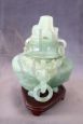 Mid-20th century Chinese carved jade censer