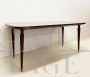 1930s Art Deco dining table with glass top