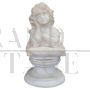 19th century Italian marble bust of a girl with A. Frilli signature