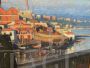 Gulf of Taranto - painting by Dante Canasi, oil on hardboard from 1925