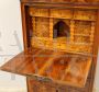 Antique Louis Philippe capuchin secretaire in walnut and mahogany, 19th century