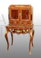 Antique Bonheur du Jour Napoleon III desk in fine exotic woods