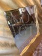 Modern design handcrafted mirror in gilded wood