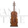 Art Deco dresser in briar in the shape of a double bass