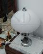 Vintage table lamp with chrome base