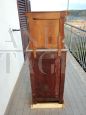 Pair of antique bedside tables from the late 19th century with gray marble top