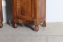 Pair of antique Charles X Italian bedside tables in solid walnut