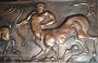 Centaur - Large embossed copper panel signed Cellini, 1969