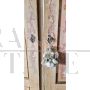 Antique Tyrolean two-door wardrobe lacquered and hand-painted