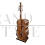 Art Deco dresser in briar in the shape of a double bass