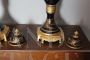 Pair of large Sèvres porcelain cassolette vases with bronzes, 20th century