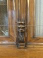 Important mid-19th century Lombard bookcase in walnut