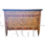 Lombard chest of drawers in antique Louis XVI style with musical inlays