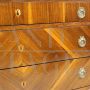 Antique Directoire period chest of drawers in walnut, Italy 18th century