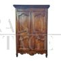 Antique Provencal wardrobe with two doors, 19th century France