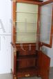 Antique display bookcase from the Empire era with bronzes, early XX century