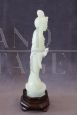 Mid-20th century carved jade Buddha sculpture