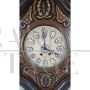 Antique wall clock with mother-of-pearl inlays