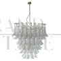 Cascade Murano glass chandelier with 18 lights