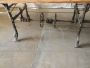 Large table with Necchi sewing machines base from the 1920s