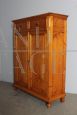 Antique Tuscan small sideboard cabinet in poor art, 19th century