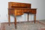 Antique wall desk from the Louis Philippe era - mid-19th century in walnut and briar