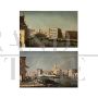 Francesco Tironi - pair of antique paintings from the 18th century with views of Venice