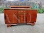 Pair of Art Deco sideboards in solid walnut and briar  