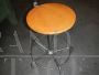 Office stool with backrest, 1980s