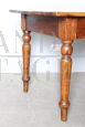 Antique rustic table in solid walnut from Italy 1850s - Louis Philippe period