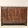 Antique Louis Philippe sideboard with two doors in walnut, 19th century