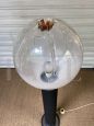 Mazzega floor lamp with sphere, circa 1970