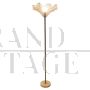 Floor lamp in Murano glass and Carrara marble from the 1960s