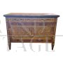 Lombard chest of drawers in antique Louis XVI style with musical inlays