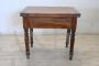 Antique extendable poplar kitchen table from the 19th century