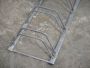 Vintage iron bicycle rack for 6 bikes, 1980s