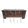 Antique richly carved 18th century chest