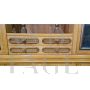 Large double body library bookcase in antique style