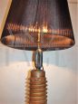 Vintage industrial screw floor lamp 1970s