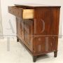 Antique Directoire sideboard in walnut with doors and drawer, Italy 18th century