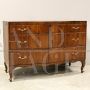 Louis XV era buffet sideboard in walnut, 18th century Italy