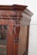 Antique 19th century solid larch display cabinet