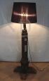 Vintage industrial screw floor lamp 1970s