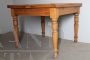 Antique extendable solid elm table, Italy 19th century                            