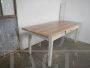 Vintage kitchen table in fir and larch wood, 1970s