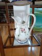 Vintage wash stand from the early 1900s with ceramic basin and jug