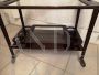 40s food trolley with removable glass tray