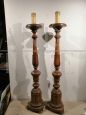 Pair of late 18th century candlesticks