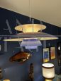 PH5 pendant light by Louis Poulsen in blue metal